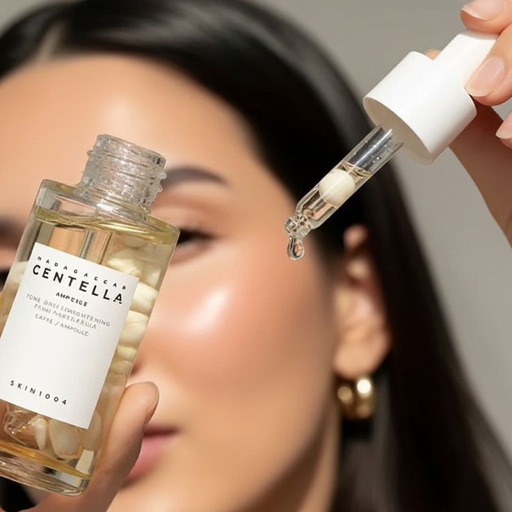 Skin that looks quietly cared for