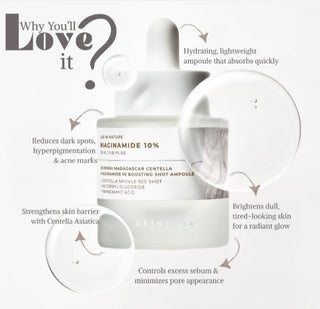 SKIN1004 Niacinamide 10 Boosting Shot -High-Power Brightening Ampoule Serum